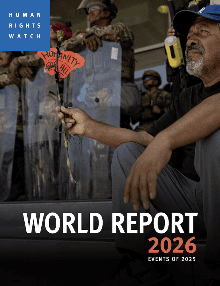 Foto: Human Rights Watch - World Report 2026