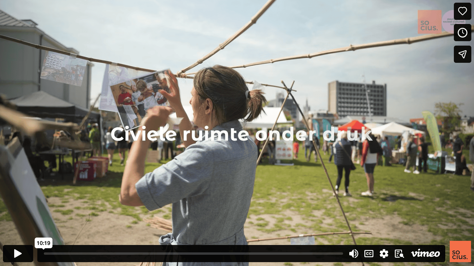 Foto: video 'Civiele ruimte onder druk'